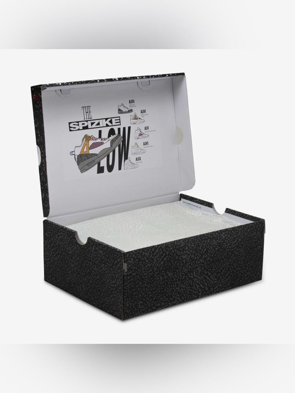 Nike jordan Spizike Empty shoe box black and gold